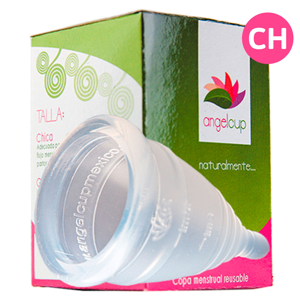 copa menstrual angel cup chica